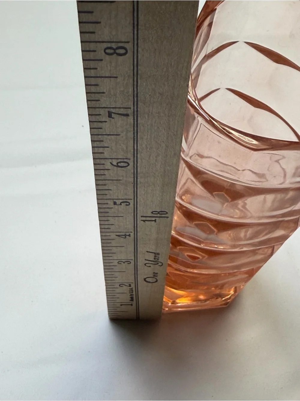 Vintage Luminarc Rosaline Windsor 17cm Pink French Glass Vase - New in Box
